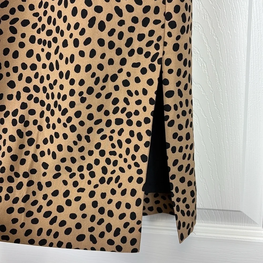J. Crew polka dot pull on skirt sz xs